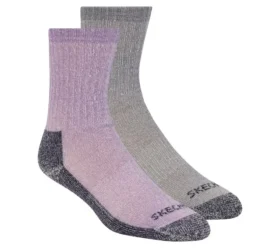 2er-Pack Damen-Crew-Socken aus Wolle