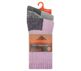 2er-Pack Damen-Crew-Socken aus Wolle
