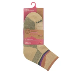 2er-Pack Trail Quarter Socken für Damen