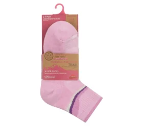2er-Pack Trail Quarter Socken für Damen