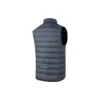 3-in-1-Daunenjacke mit Kapuze „Grey Black“