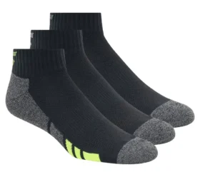 3er-Pack Herren-Halb-Terry-Quarter-Crew-Socken