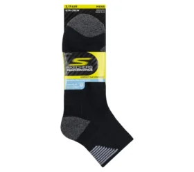 3er-Pack Herren-Halb-Terry-Quarter-Crew-Socken