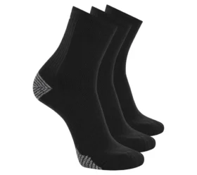 3er-Pack Performance-Laufsocken für Herren (High-Quarter)