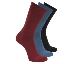 3er-Pack reflektierende Performance-Halbfrottee-Socken für Herren