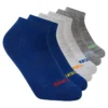 6er-Pack kurz geschnittene Socken ohne Frottee