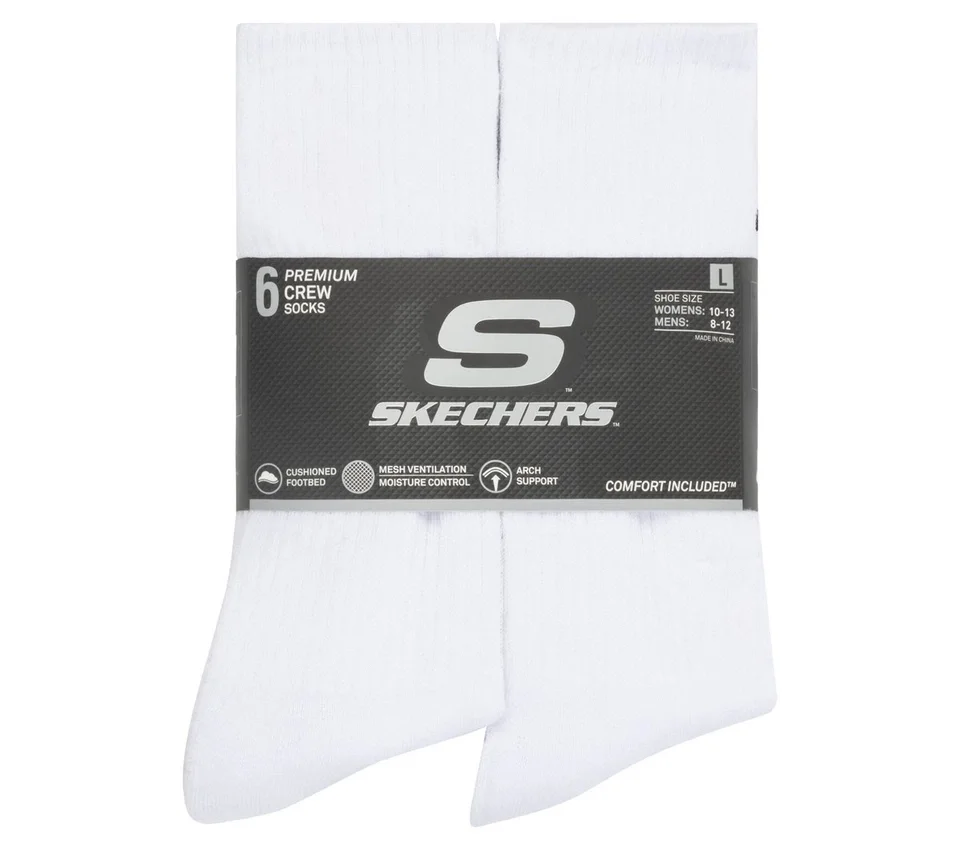 6er-Pack Large Core Crew Socken 6er-Pack Large Core Crew Socken