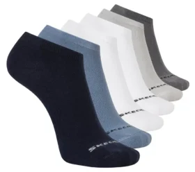 6er-Pack Low-Cut-Socken für Herren aus strukturiertem Strick