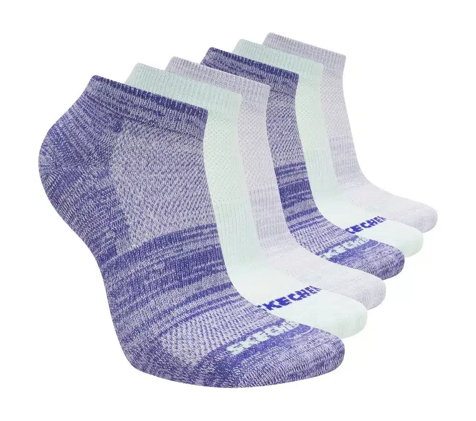6er-Pack Low-Cut-Socken mit Farbstreifen für Mädchen 6er-Pack Low-Cut-Socken mit Farbstreifen für Mädchen