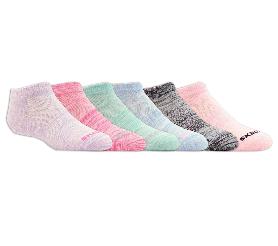 6er-Pack Low-Cut-Socken mit Farbstreifen für Mädchen 6er-Pack Low-Cut-Socken mit Farbstreifen für Mädchen