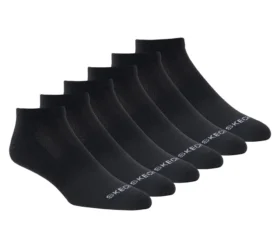 6er-Pack Low-Cut-Sport-Socken für Damen mit Streifenmuster