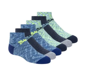 6er-Pack Space-Dye-Socken mit niedrigem Schaft