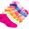 6er-Pack Tie-Dye-Socken für Mädchen