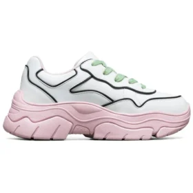 AMP“D Low-Top Daddy Schuhe Weiß/Pink