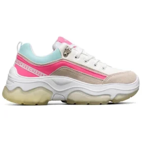Ampp“D Low-Top Weiß/Blau/Rosa