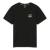 Barrel Printing Kurzarm-Shirt Schwarz