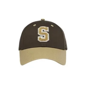 Baseballkappe mit Buchstabenstickerei „Brown Tan“