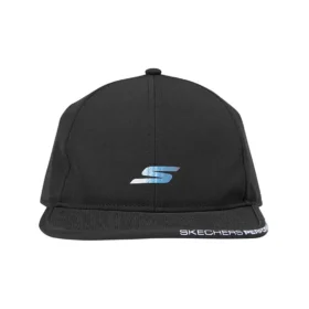 Baseballkappe mit Logo-Aufdruck „Schwarz-Blau“