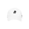 Baseballkappe mit Logo-Aufdruck „Weiß Schwarz“