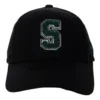 Baseballkappe mit S-Buchstaben-Stickerei „Schwarz-Grün“