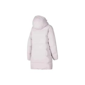 BASIC Lange Daunenjacke „Pink“