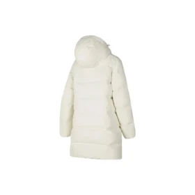 BASIC Lange Daunenjacke „Weiß“