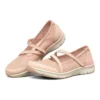 Be-Cool Mary Jane Flache Schuhe „Pink“
