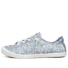 Beach Bingo Low-Top-Canvas-Schuh Blau/Weiß