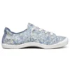 Beach Bingo Low-Top-Canvas-Schuh Blau/Weiß