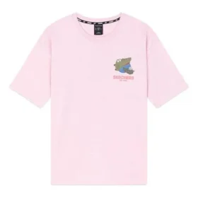 Bedruckt, atmungsaktiv, Kurzarm, Unisex, Rosa, Rot