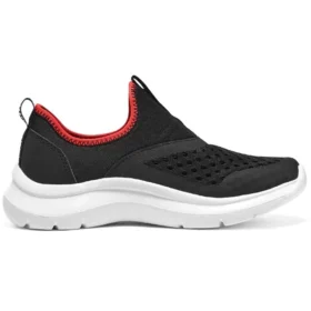 Bequeme Schuhe „Black Red“