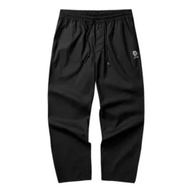 Bequeme Sport-Performance-Hose „Schwarz-Weiß“