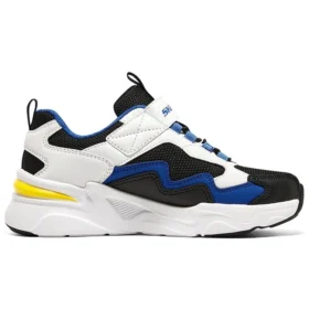 Bequeme Sport-Sneaker „Schwarz Weiß Blau“