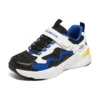 Bequeme Sport-Sneaker „Schwarz Weiß Blau“