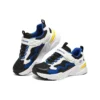 Bequeme Sport-Sneaker „Schwarz Weiß Blau“