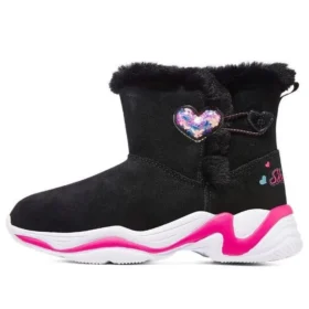 Bequeme Winterstiefel „Black Pink“