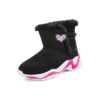 Bequeme Winterstiefel „Black Pink“