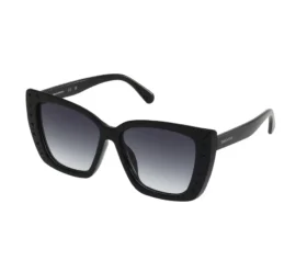 Übergroße Schmetterlingssonnenbrille