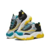 Black Jack Low-Top Daddy-Schuhe Grau/Schwarz
