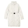 Bobs Series Langarm-Daunenjacke „Weiß“