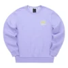 Bunter Crew-Pullover der Casual-Serie „Purple Yellow“