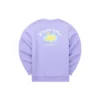 Bunter Crew-Pullover der Casual-Serie „Purple Yellow“