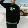 Bunter Freizeit-Sweater der Marke „Black Green“