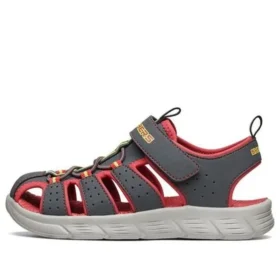 C-Flex Sandale „Grau Rot“