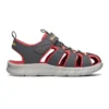 C-Flex Sandale „Grau Rot“