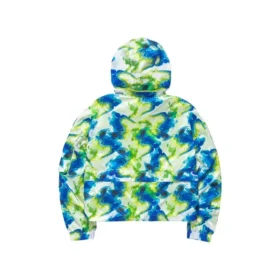 Casual-Camo-Kapuzenjacke „Green Blue“