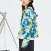 Casual-Camo-Kapuzenjacke „Green Blue“