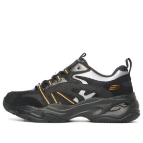 Casual Daddy’s Schuhe „Schwarz Silber Orange“