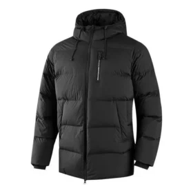 Casual-Daunenjacke „Schwarz“