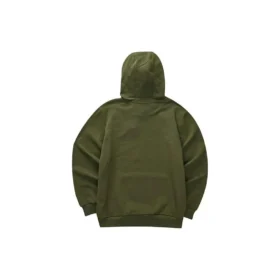 Casual-Hoodie mit Aufdruck „Green White“